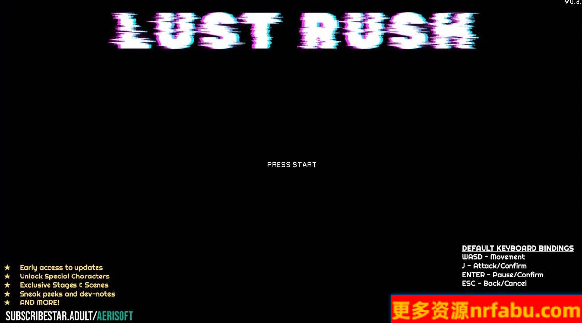 【SD/2D/欧美ACT/英文/动态】Lust Rush V0.3.0 双端英文测试版【1G】